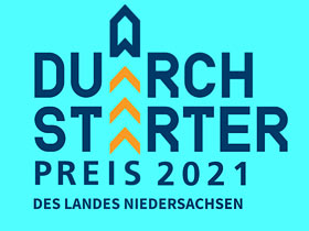 Durchstarterpreis Niedersachsen 2021: We are in the final in the Science Spin-off category! More at: www.durchstarterpreis.de